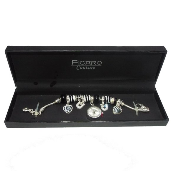 Figaro Couture Jewelry - Figaro Couture Women's Bracelet Charm Watch
